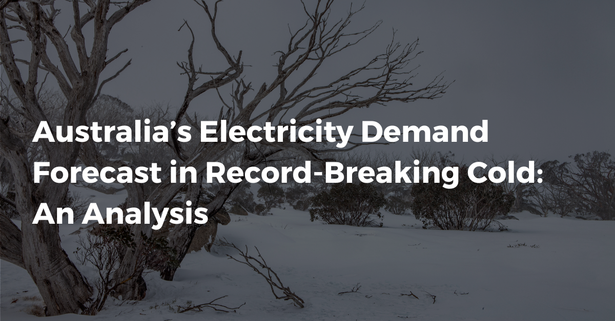 Our Energy Demand Forecasting Model Yes Energy